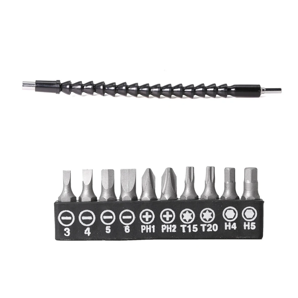 Adaptador universal multifuncional, chave de fenda de 360 graus, haste de extensão, broca, eixo flexível, ferramentas elétricas, acessórios