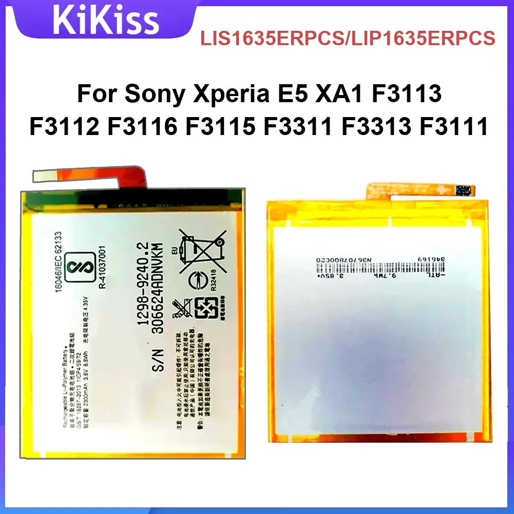 Battery LIS1635ERPCS/LIP1635ERPCS For Sony Xperia E5 XA1 F3113 F3112 F3116 F3115 F3311 F3313 F3111 G3112 G3121 G3116