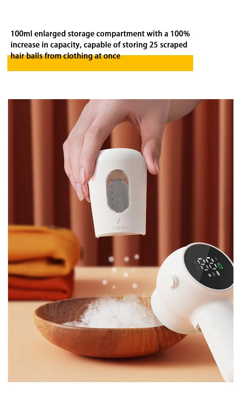 Rechargeable household ball remover sweater scraping and hair removal tool