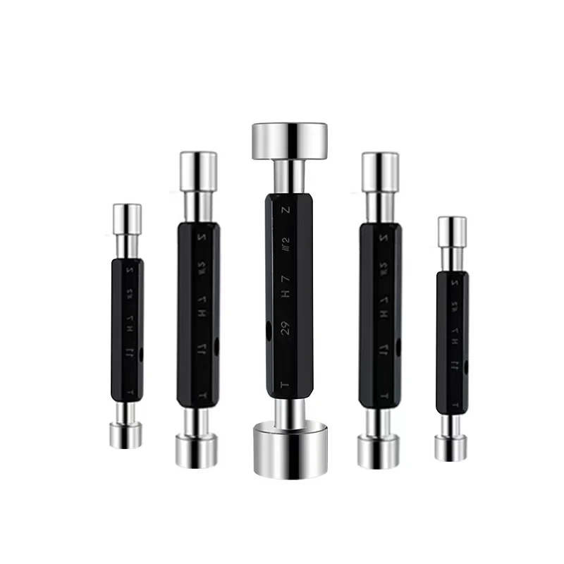 High Precision H7 Double End Go No-Go Plug Gauge, Smooth Male Measuring Tool for Mold