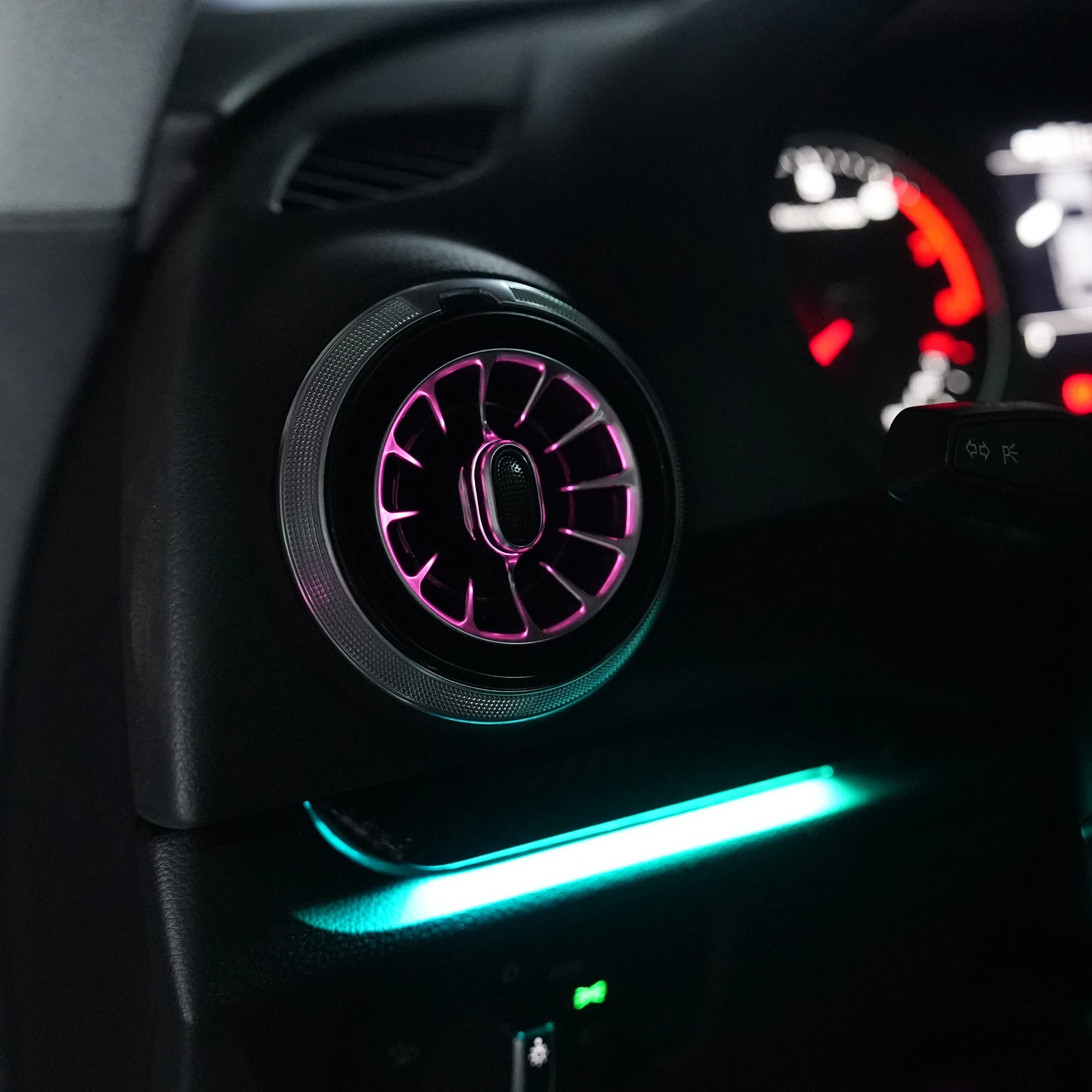 New Car LED Ambient Light with Mobile Control for Multiple Colors Car Interior Lighting Accessories Suitable for