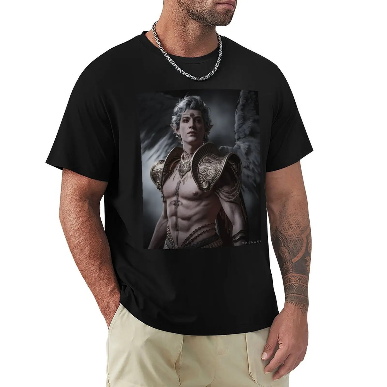 

Baldurs Gate 3 Astarion The Pale Elf Prince Part 2 T-Shirt quick drying summer tops customs men graphic t shirts