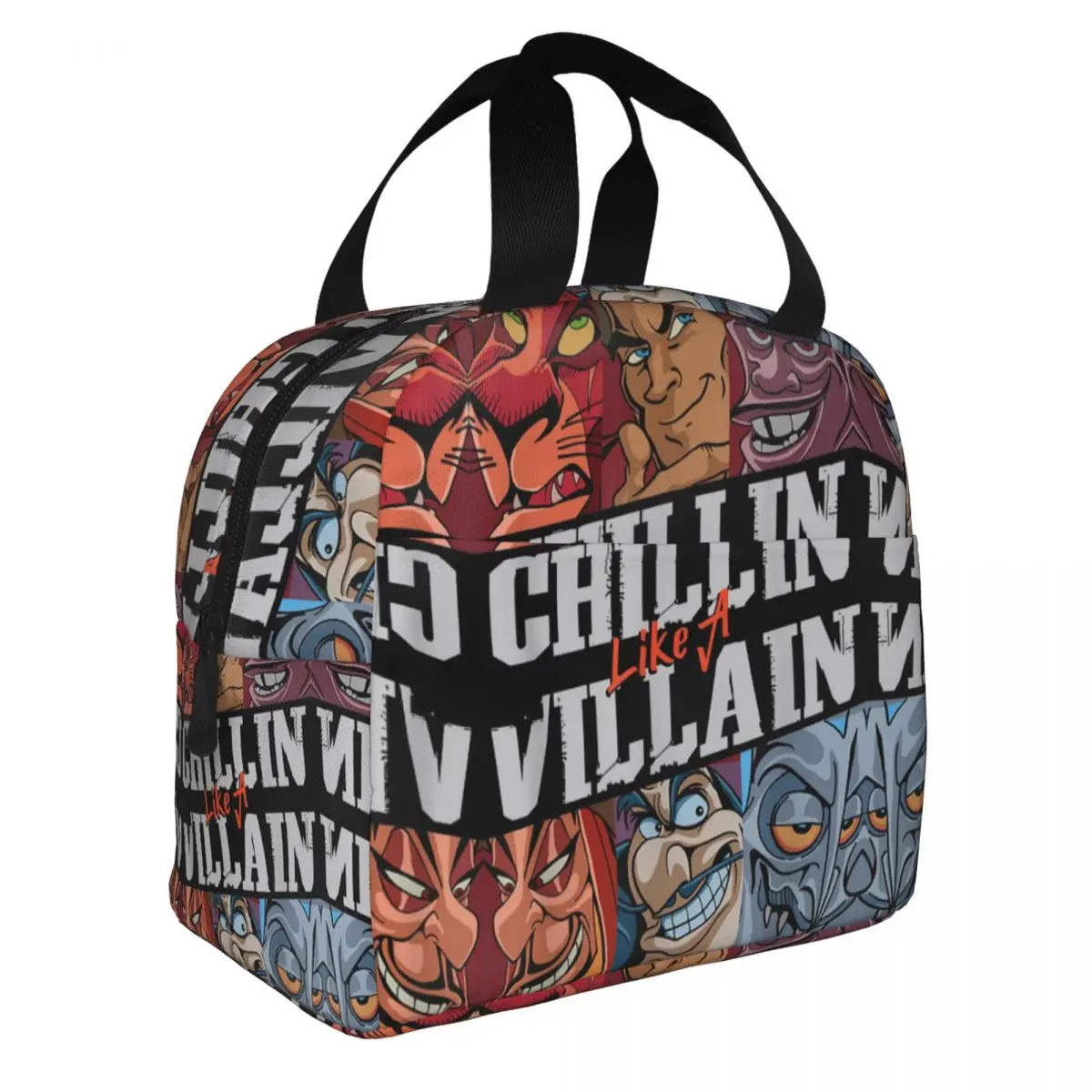 الأشرار معزول حقيبة الغداء البرد مثل مجموعة الشرير صورة قابلة لإعادة الاستخدام حقيبة حرارية علب الاغذية حمل العمل السفر حقيبة الغذاء