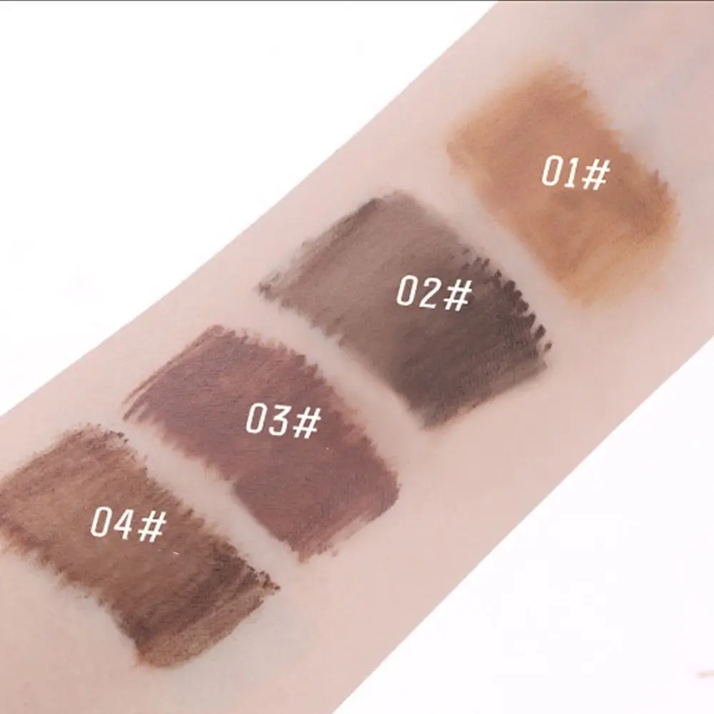 ธรรมชาติ 4 สีครีมย้อมคิ้วยาวนาน Non-smudge Eyebrow ครีมเหงื่อกันน้ํา Lashes มาสคาร่าแต่งหน้าของขวัญ