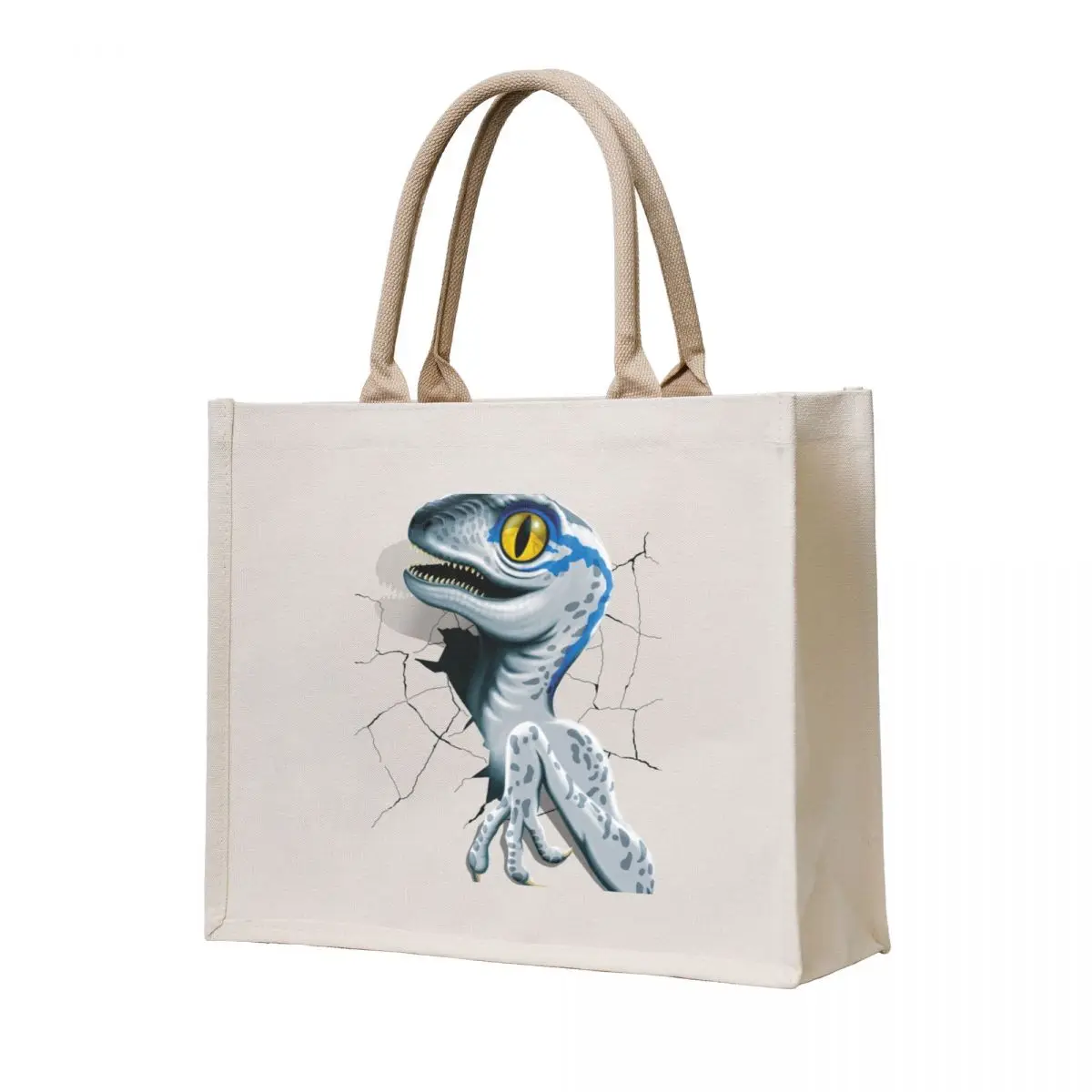 

Jurassic World - Baby Blue Velociraptor Tote Bag Shopper bag handbag custom bags