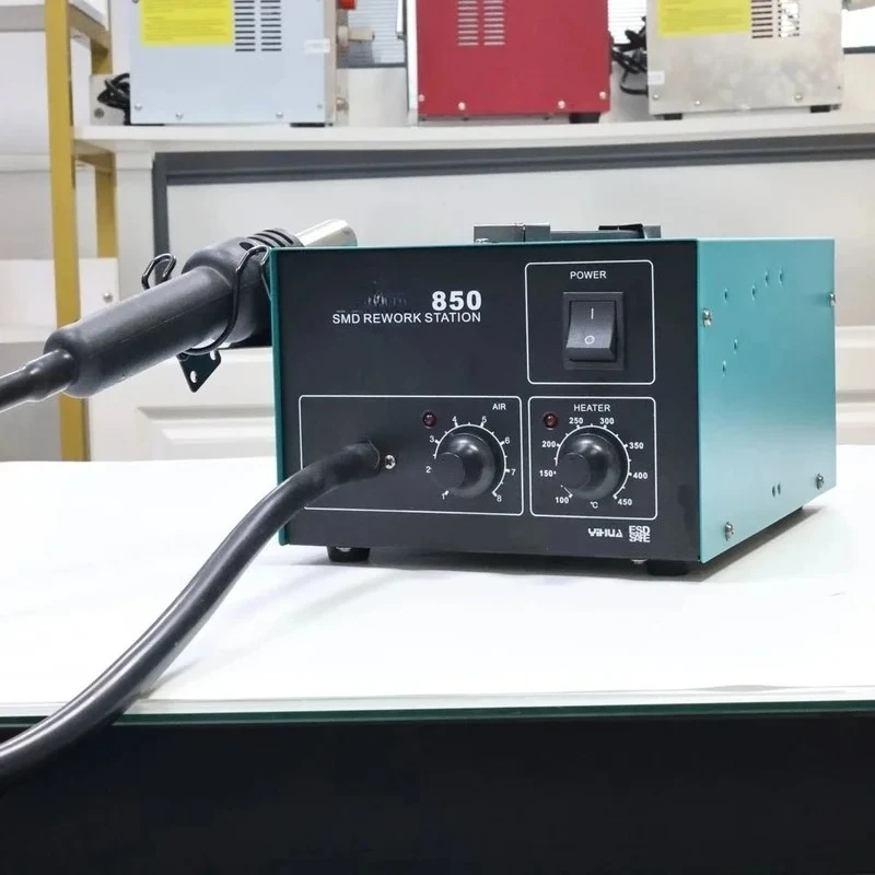 

Пистолет горячего воздуха мощностью 600 Вт для ремонта мобильных телефонов и паяльной станции BGA, регулируемая температура 100 ° от C до 450 лет ° C, совместимый с 110 В/220 В.