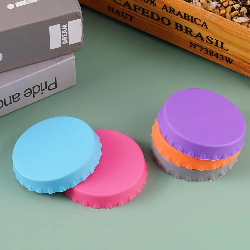 Reusable Food Storage Cans Cap Pet Can Silicone Covers Lid Cover Can Tin Pet Lid Food Kitchen Fresh-keeping B0L5