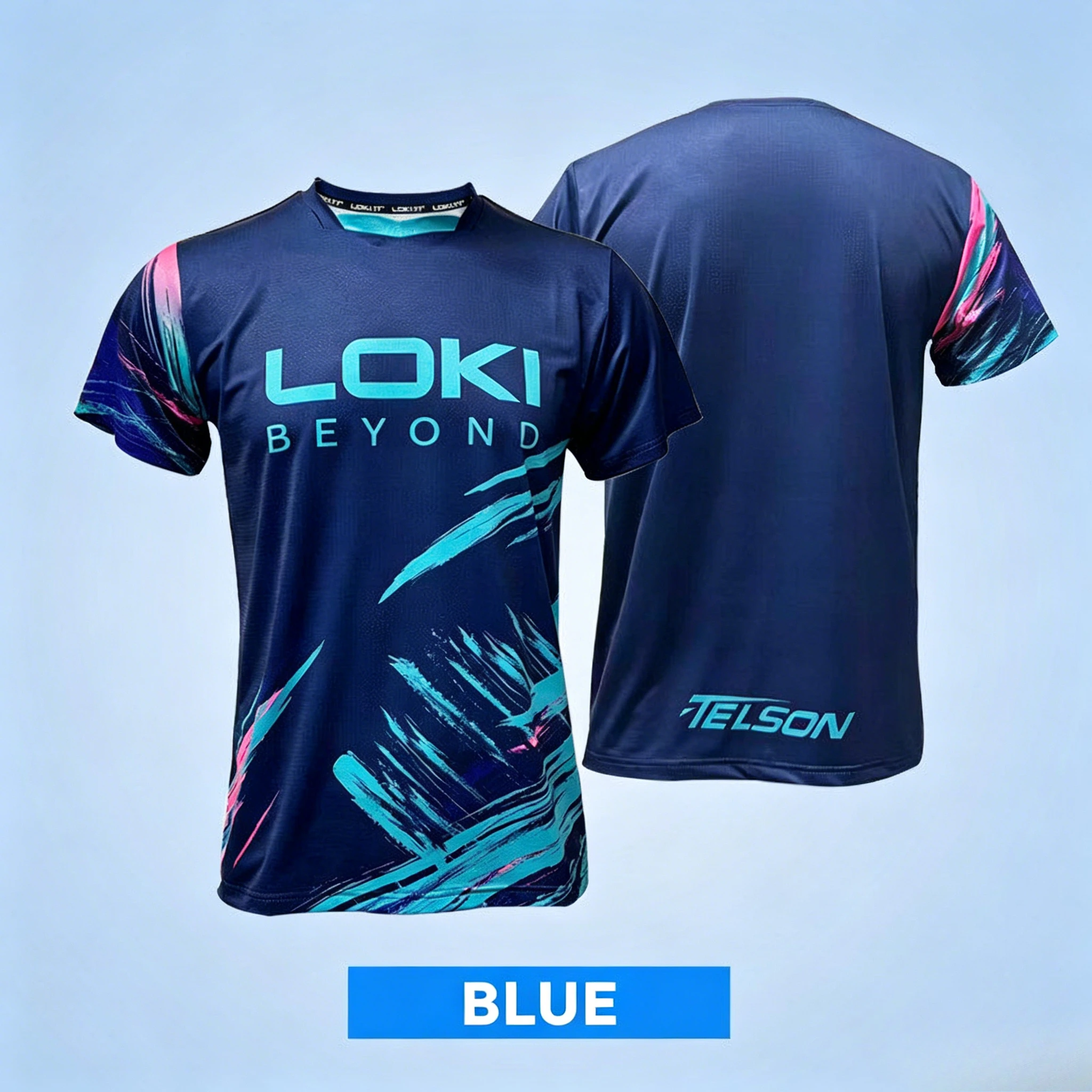 LOKI X~4XL Table Tennis Jersey TELSON BEYOND Anti-sweat Breathable Sport Shirt Sportswear Professional Sport Shirt for Players