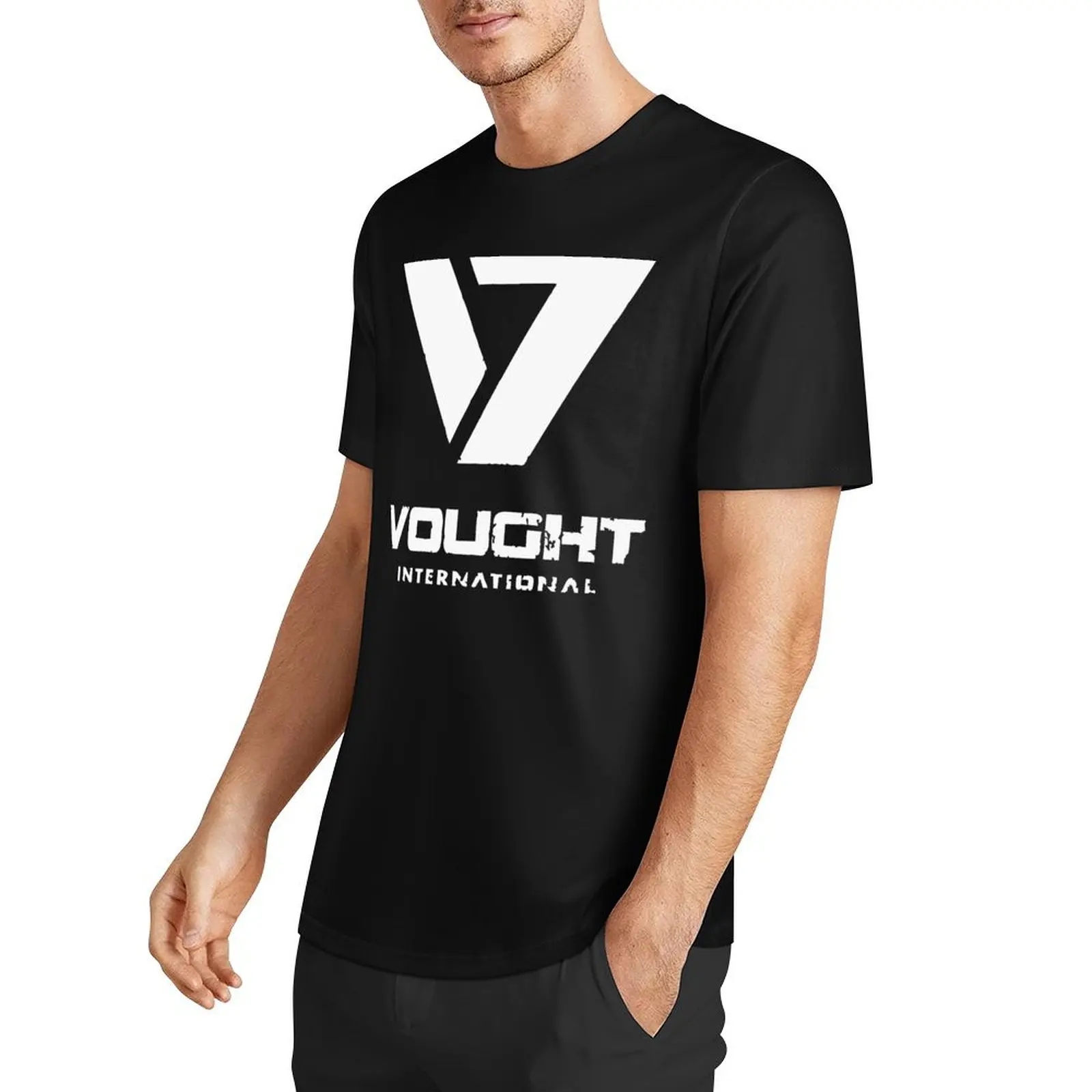 Best seller international vought logo merchandise essential t shirt T-Shirt anime tshirt men clothings