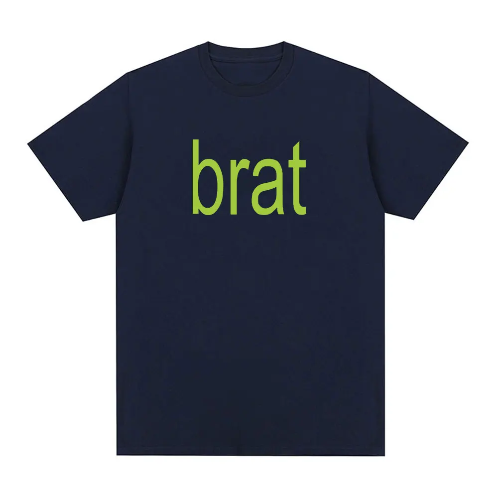 Charli Xcx with Special Guest Shygirl T-Shirts Brat Album Vintage T shirt Men Clothing Aesthetic Cotton T-shirt Streetwear