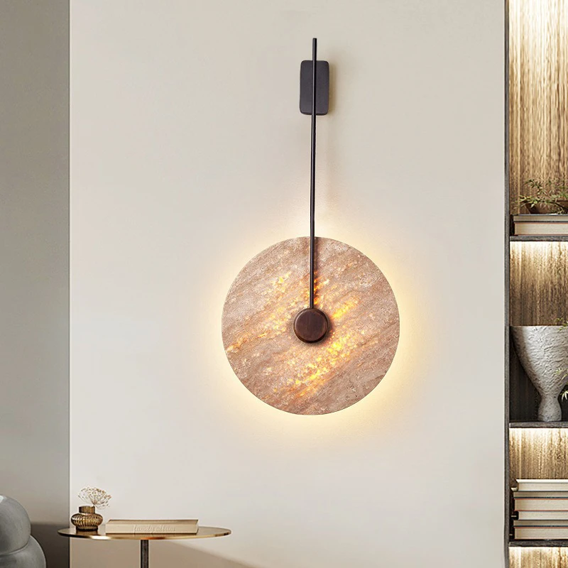 Lámpara de pared interior, luz de noche, accesorio de iluminación Circular, 15w, luz Led de alto brillo, Ac200-240v, novedades, fuente de luz Dual