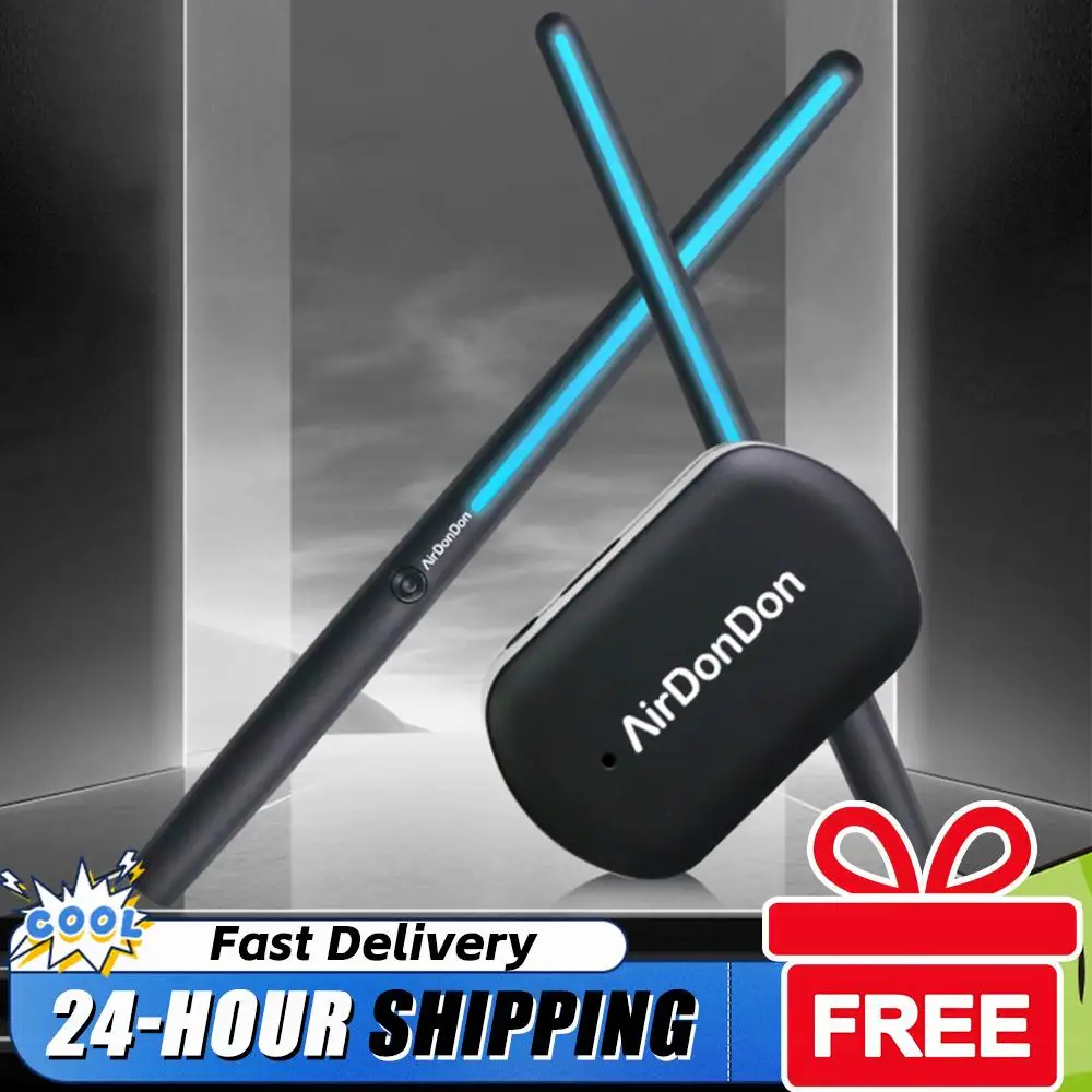 portable-air-drum-set-air-drum-foot-sensor-bluetooth-compatible-electronic-drum-set-realistic-effect-for-beginners-professionals