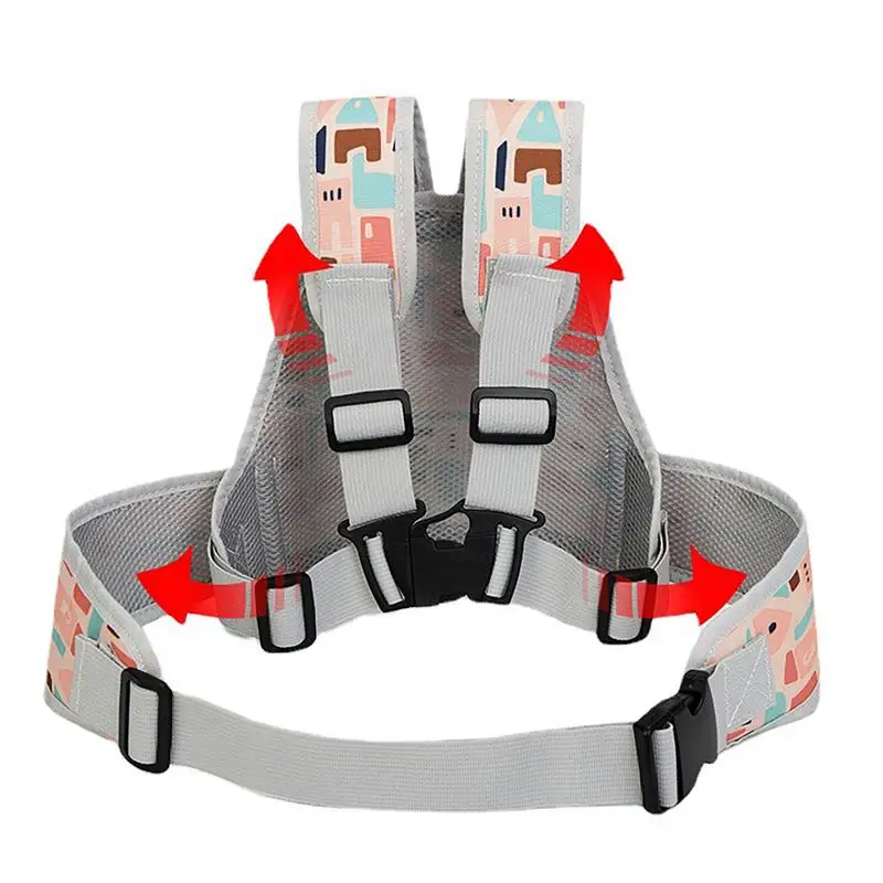 Child Motorcycle Harness Kids Safety Seat Belt With Wide Reflective Strip Breathable Mesh Lightweight Motorcycle Kid Safety Belt