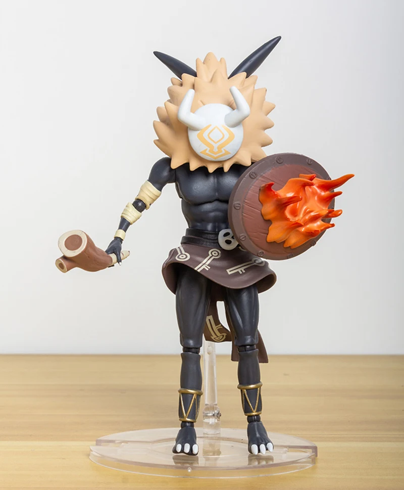 19cm Genshin Impact Model Hilichurl Qiuqiu Figurine Game PVC Satute Anime Action Figure Peripherals Gift Doll Toy