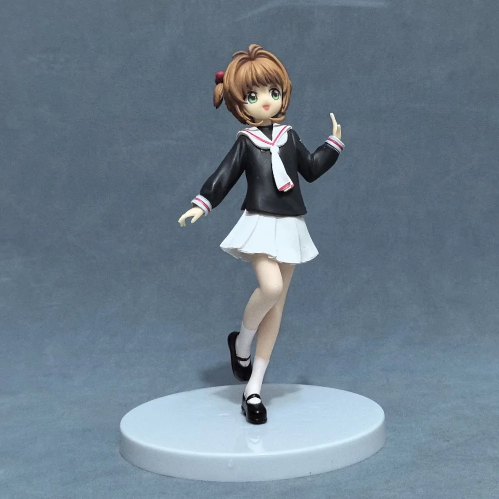 Anime cardcaptor sakura kinomoto sakura pvc figura de ação modelo colecionável boneca brinquedo 16cm