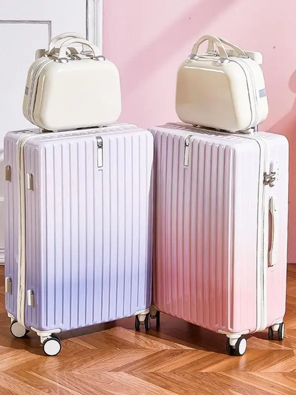 new-gradient-luggage-20-inch-multi-functional-pull-rod-suitcase-men-women-high-aesthetic-value-silent-wheel-password-box