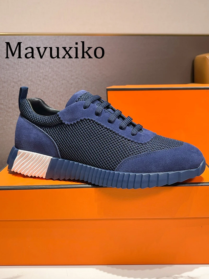 

Mavuxiko High Quality Luxury Fashion Casual Walking Shoes Men Women Breathable Comfortable Casual Lace-up Female Sports Sneakers