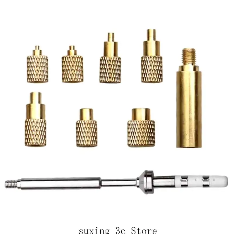 

Solder Tip Set Multiple Size for TS100 Soldering Irons 8 Size Option Heat Inserts Printer Repair Accessories