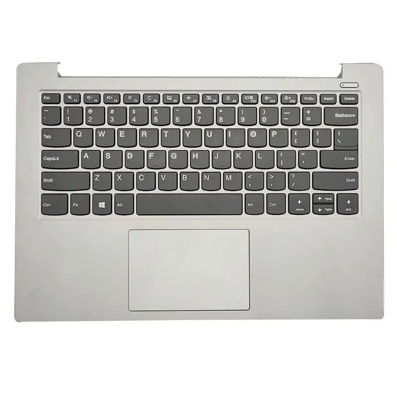 New For Lenovo ideapad S340-14 S340-14API S340-14IIL Palmrest w/ Keyboard Non Backlit 5CB0S18399 (Silver)