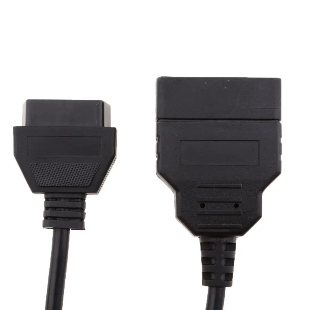 OBD2 Extension Cable Plastic 22 Pin to 16 Pin Adapter Line for Car Diagnostic Equipment and Repair