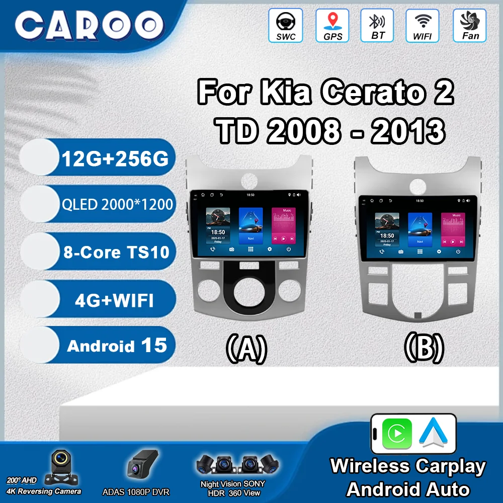 

Android 15 For Kia Cerato 2 TD 2008 -2013 Car Radio Multimedia Video Player Navigation GPS Android No 2Din 2 Din Dvd Head Unit