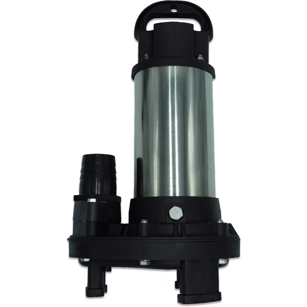 

Piranha Series 6,300 GPH Direct Drive Submersible Pump for Water Gardens, Ponds and Waterfalls - PN-6300 Black