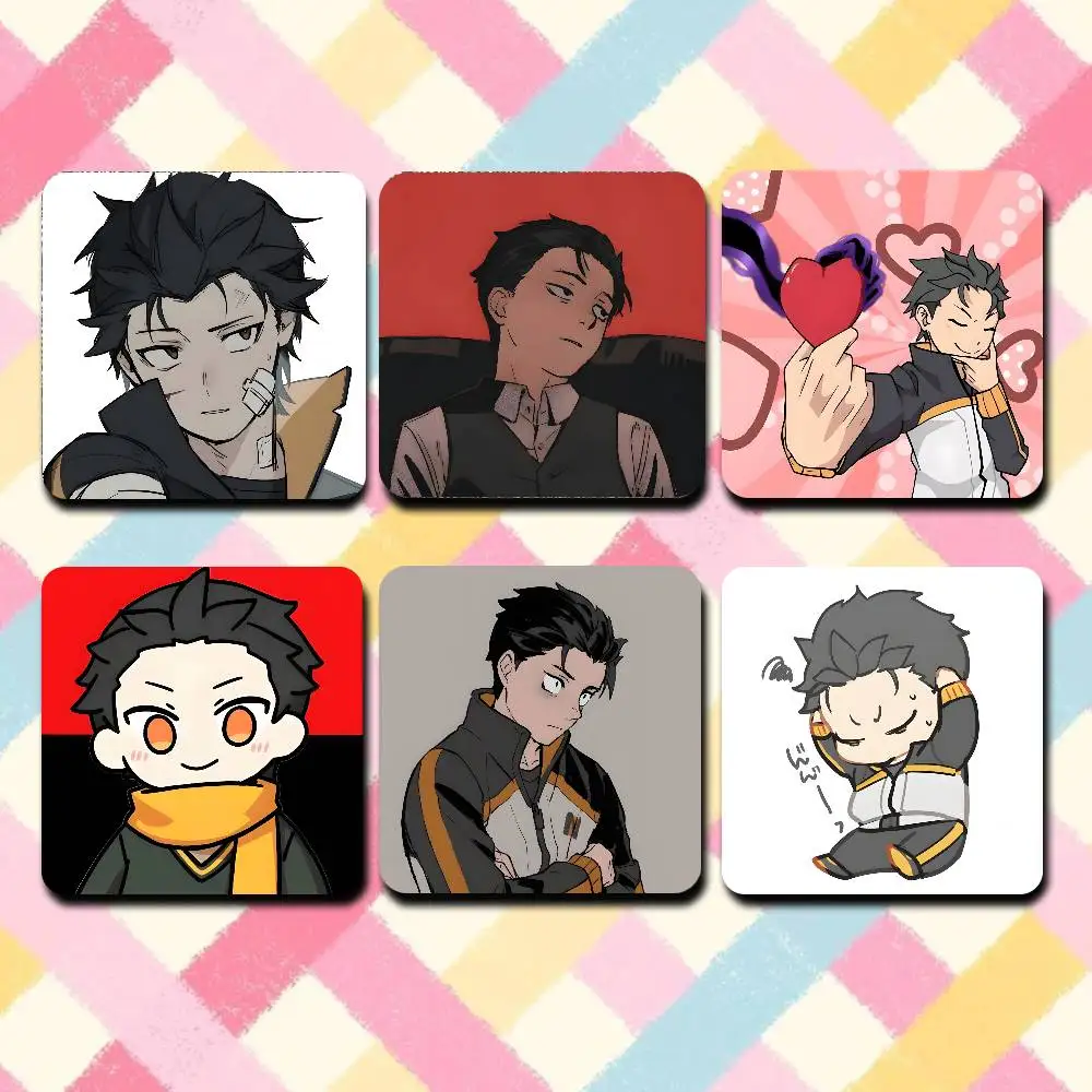 

R-Re0 Natsuki-S Subaru Cute Cartoon Anime Refrigerator Magnets Soft Magnetic Heat Transfer Refrigerator Magnets Gift