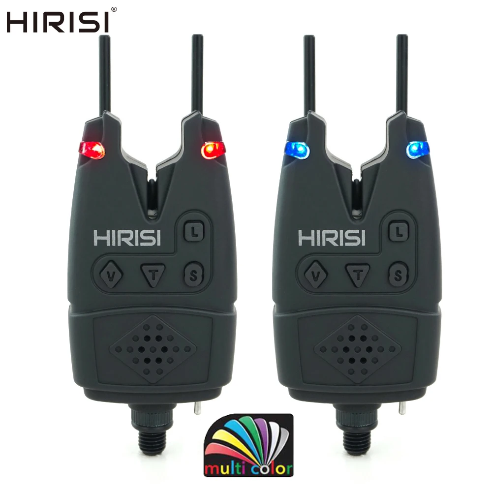 

Hirisi Carp Fishing Bite Alarms with Volume Tone Sensitivity Control LED Indicator B160 Fishing Accessories