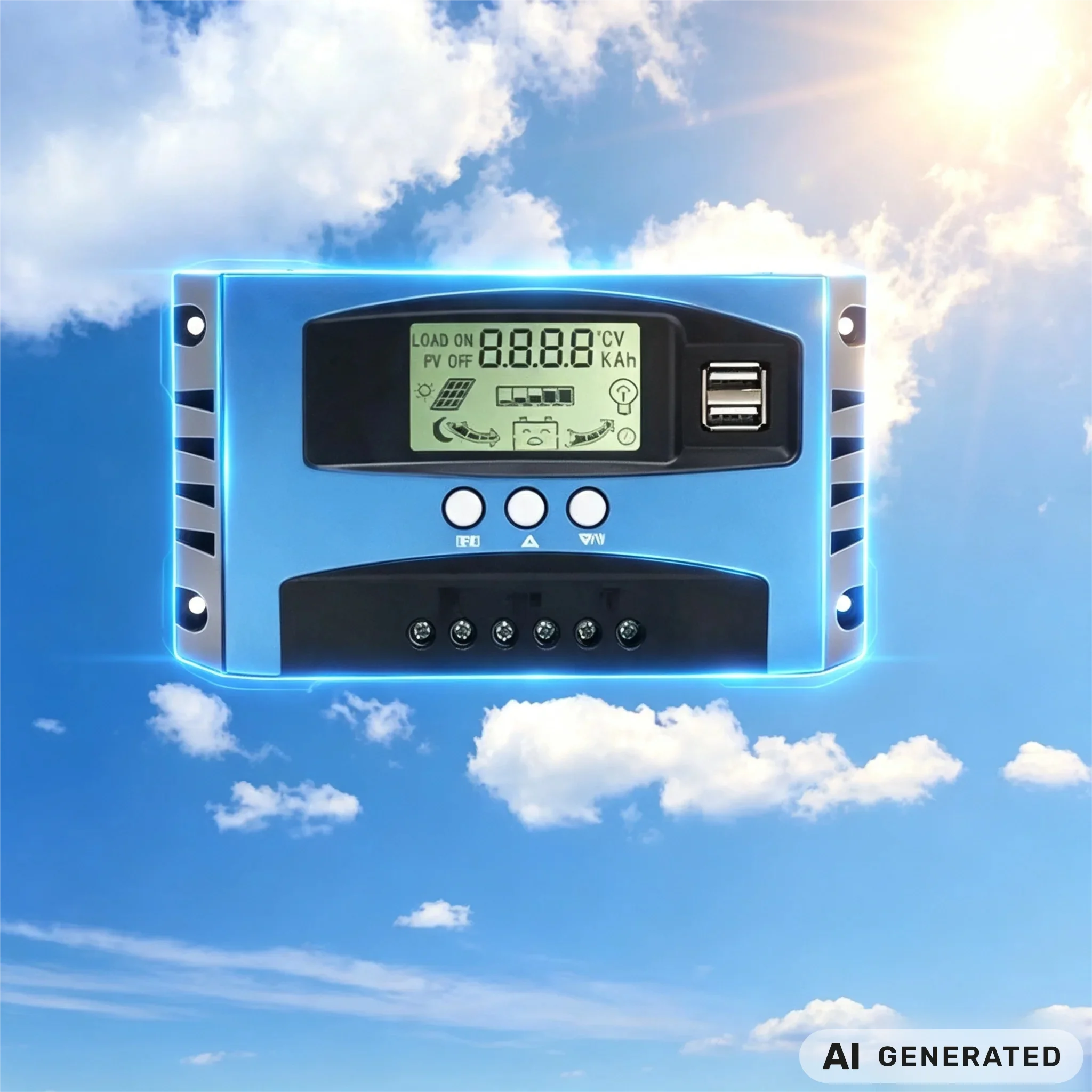 High Efficiency MPPT Solar Charge Controller 12V 24V Auto 30A 40A 50A 60A 100A LCD Display PV Regulator For RV Home System
