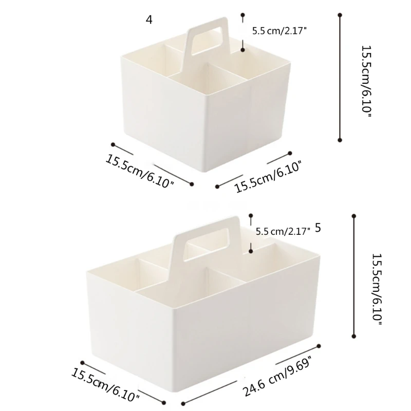 Adjustable Partition Storage Box Baskets for Desktop Arrangement Tabletop Cases