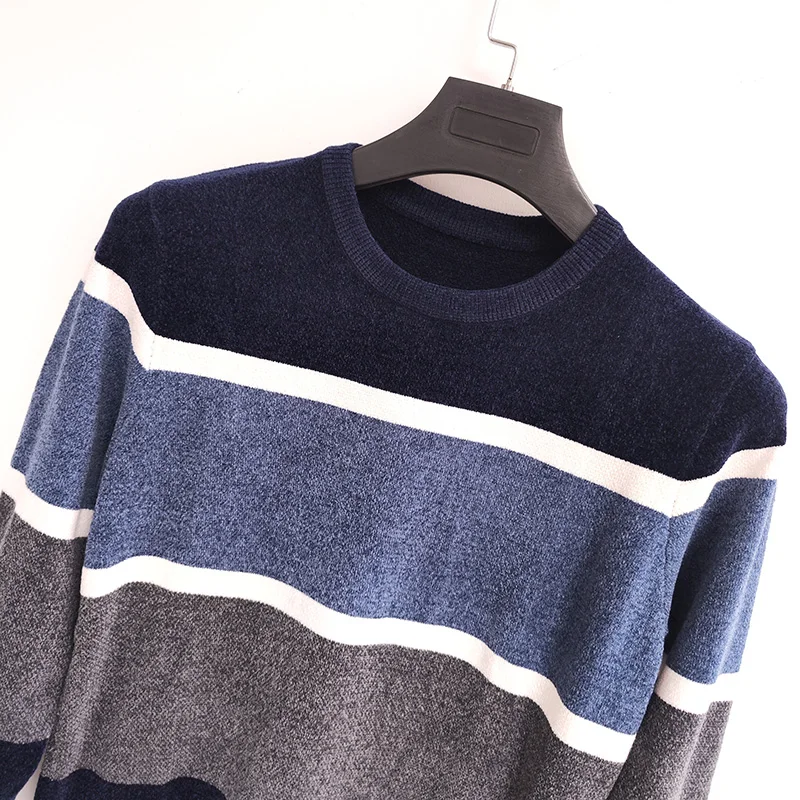 سترة رجالية محبوكة مستديرة من Faionable مزهّرة بشرابة عالية الجودة كاجوال شتوية طويلة Sve أساسية Sle