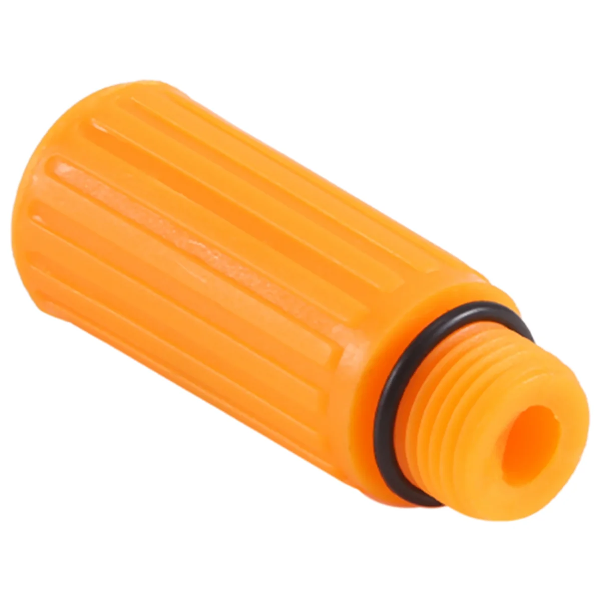 New 16mm Male Thread Dia Plastic Oil Plug for Air Compressor Orange