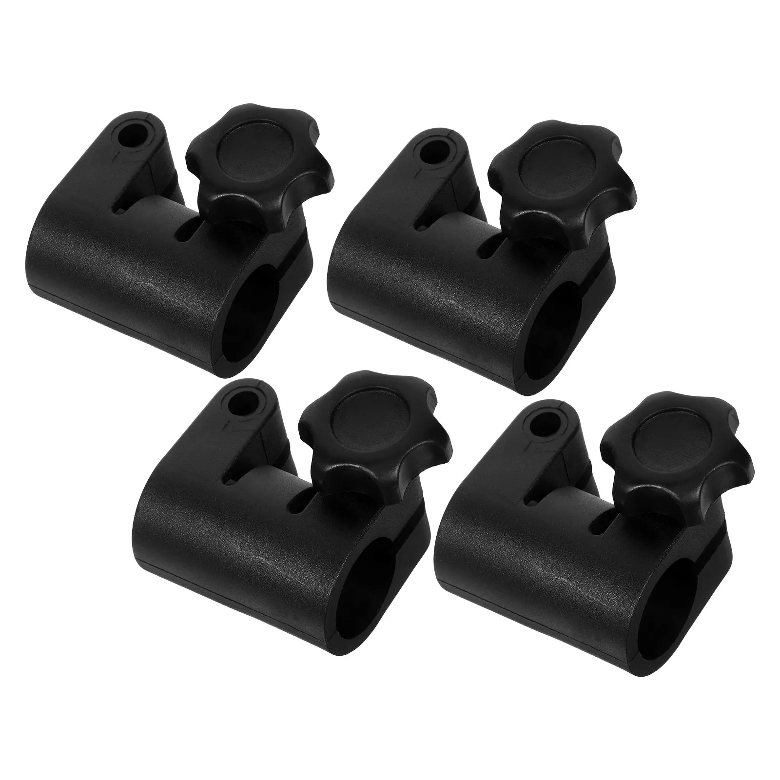 4Pcs Adjustable Light Stand Clamp with Knurled Locking Knob for Ring Light Reflector Monitor Mount 25Mm to 22Mm Quick Release