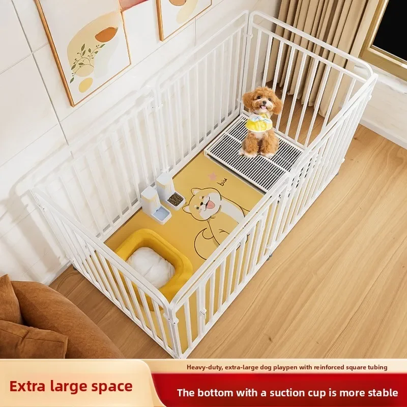 Isolation Door Crate Training Cat Cage Dog Cage Pet Supplies Indoor Pet Fence Modular System Small Medium Dogs Toy Poodle Corgi