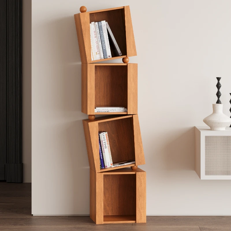 

Low side few household storage cabinets corner solid wood against the wall combination floor bookcase bookshelf shelf