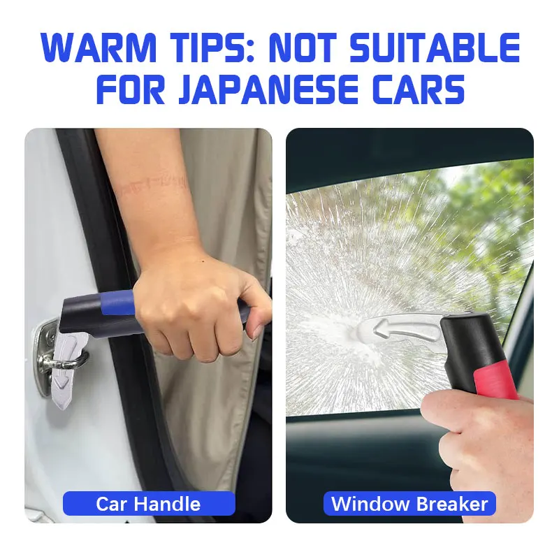 Reinforced Car Handle Assist for Seniors - 400LB Load & 2-in-1 Escape Tool, Elderly/Pregnant Support
