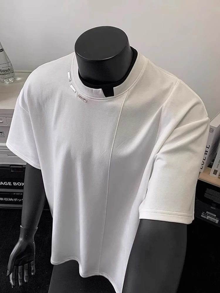 

Мужская футболка Cleanfit Deconstructed ort Sve, повседневная футболка из двух предметов, тяжелая, летняя, модная, из полиэфирного волокна