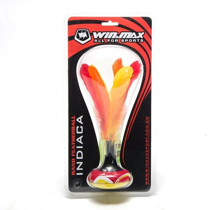

Featherball для развлечения Indiaca Peteca Ручной бадминтон INDIACA Новый неопреновый пляжный развлекательный волан для рук Indiaca