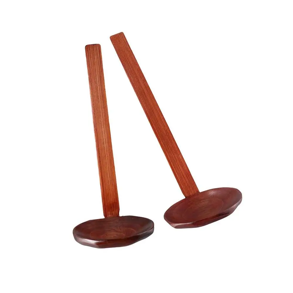 Nature Cooking Tableware Wooden Japanese Style Long Handle Soup Spoon Kitchen Utensil Tool Ramen Spoon Slotted Spoon