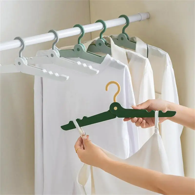 32 Clips Folding Clothes Dryer Hanger Windproof Socks Underwear Drying Rack Household Children Adults Storage Laundry Rack