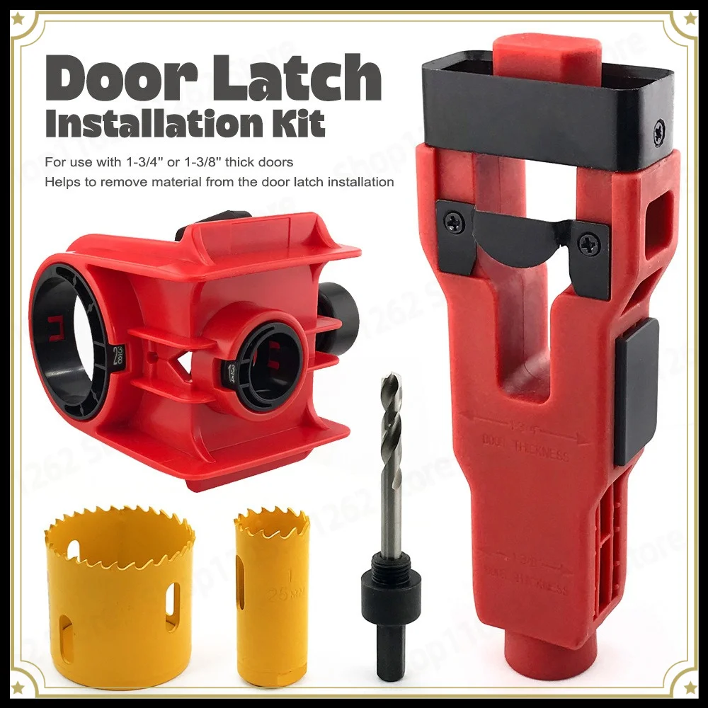 Spherical Lock Hole Opener, Can Be Used for Wooden Doors, Metal Door Mortise Tool Sets, Woodworking Tool Sets