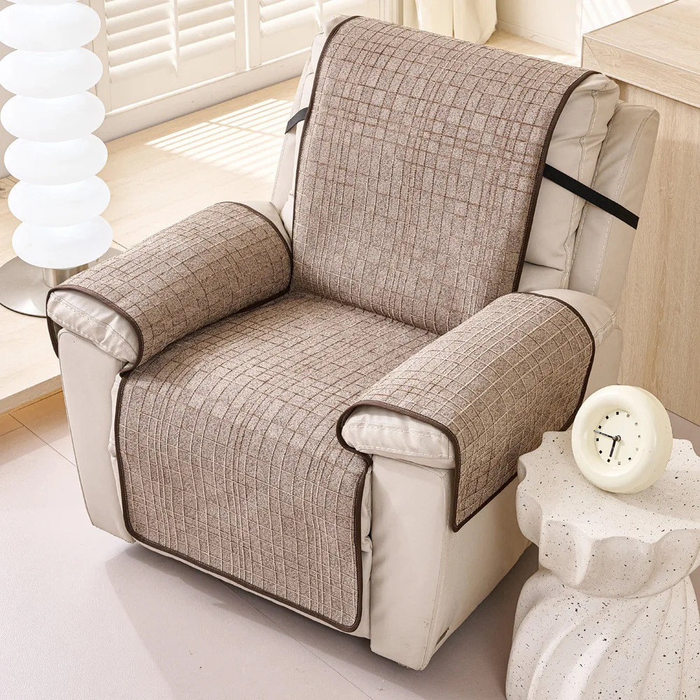 Cat-Scratch Resistant Chivas Sofa Cushion Non-Slip All-Season Reclining Chair Cover Chenille Four Season Universal Dust Seat Pad
