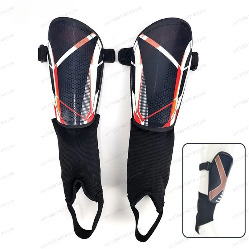 Soccer Shin Guards with Ankle Protection Adjustable Straps for Kids Youth Adults Football Training Gear