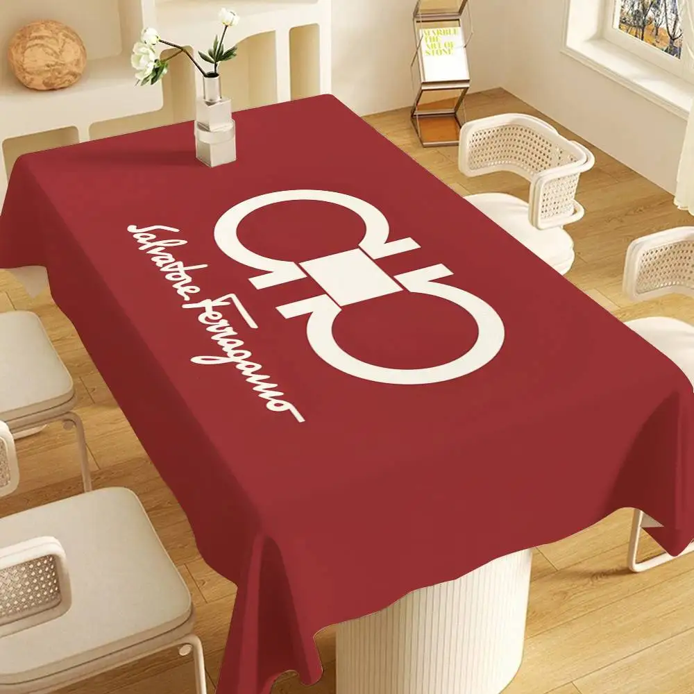Denim T-TrueS R-ReligionS Table Stain Resistant Decorative Washable Polyester Tablecloths For Dining Table Parties And Wedding