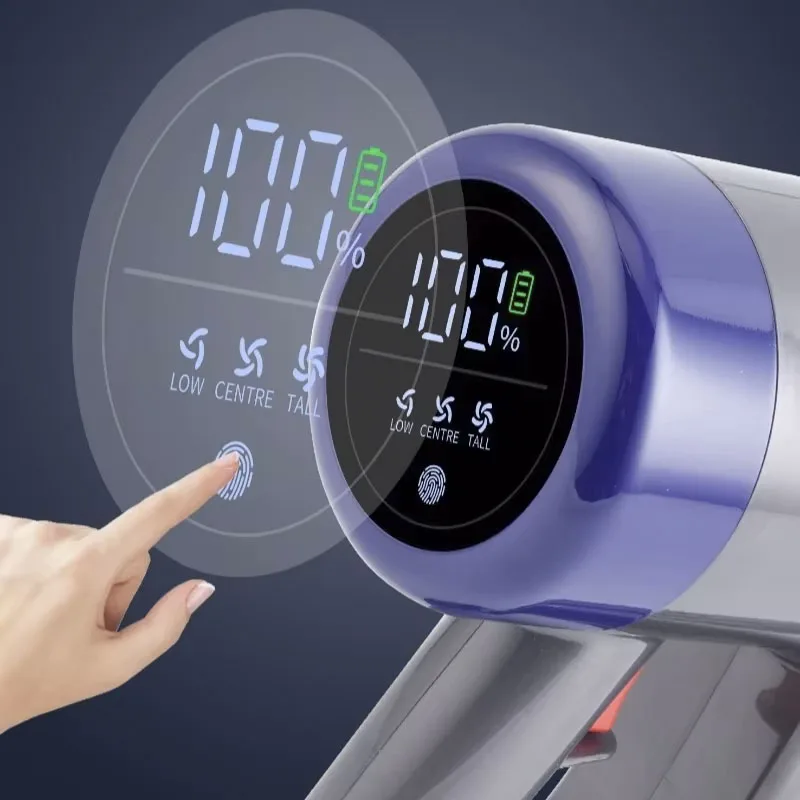 مكنسة كهربائية محمولة باليد IDEACH 38kPa مع شاشة تعمل باللمس مكنسة كهربائية 3 أوضاع طاقة مكنسة كهربائية منزلية قابلة لإعادة الشحن