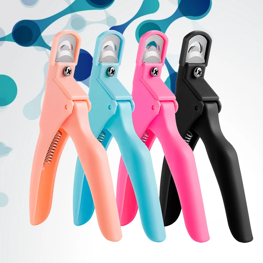 

4pcs U-Shaped Cutter Art Tool Professional Manicure Scissors For False Artificial Natural Nails Ergonomic Design Sturdy Tip