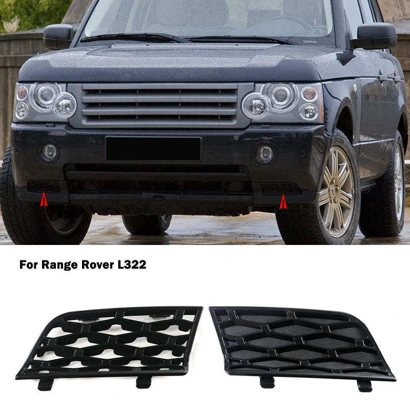 

For Land Rover Range Rover L322 Front Bumper Grille Lower Left Right Air Inlet Grills DXB500350PUY DXB500380PUY