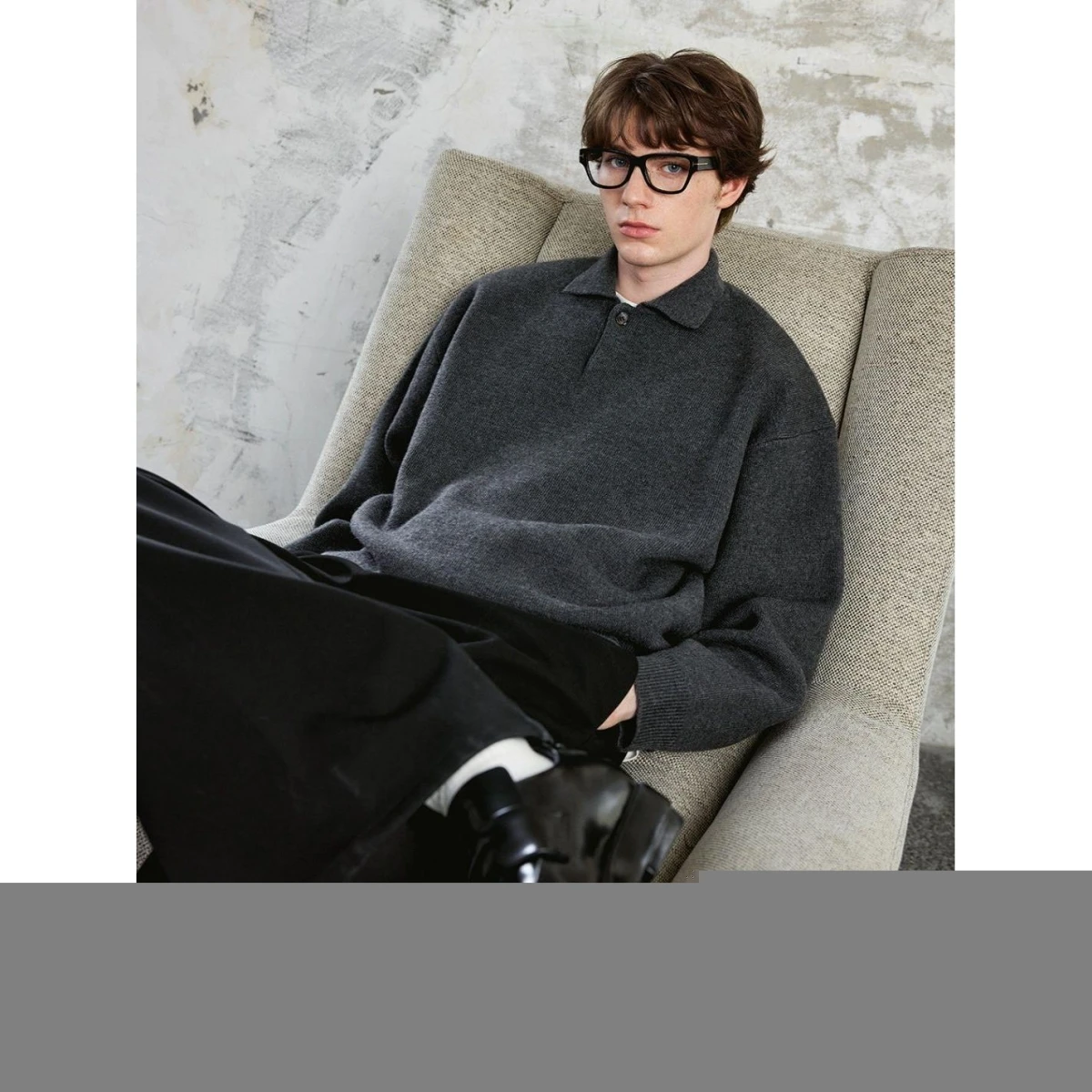 

American Sle Ne Knitted Sweater Men Women Winter High Street Trend Lazy Feel Inner Wear Couple Sweater Base irt