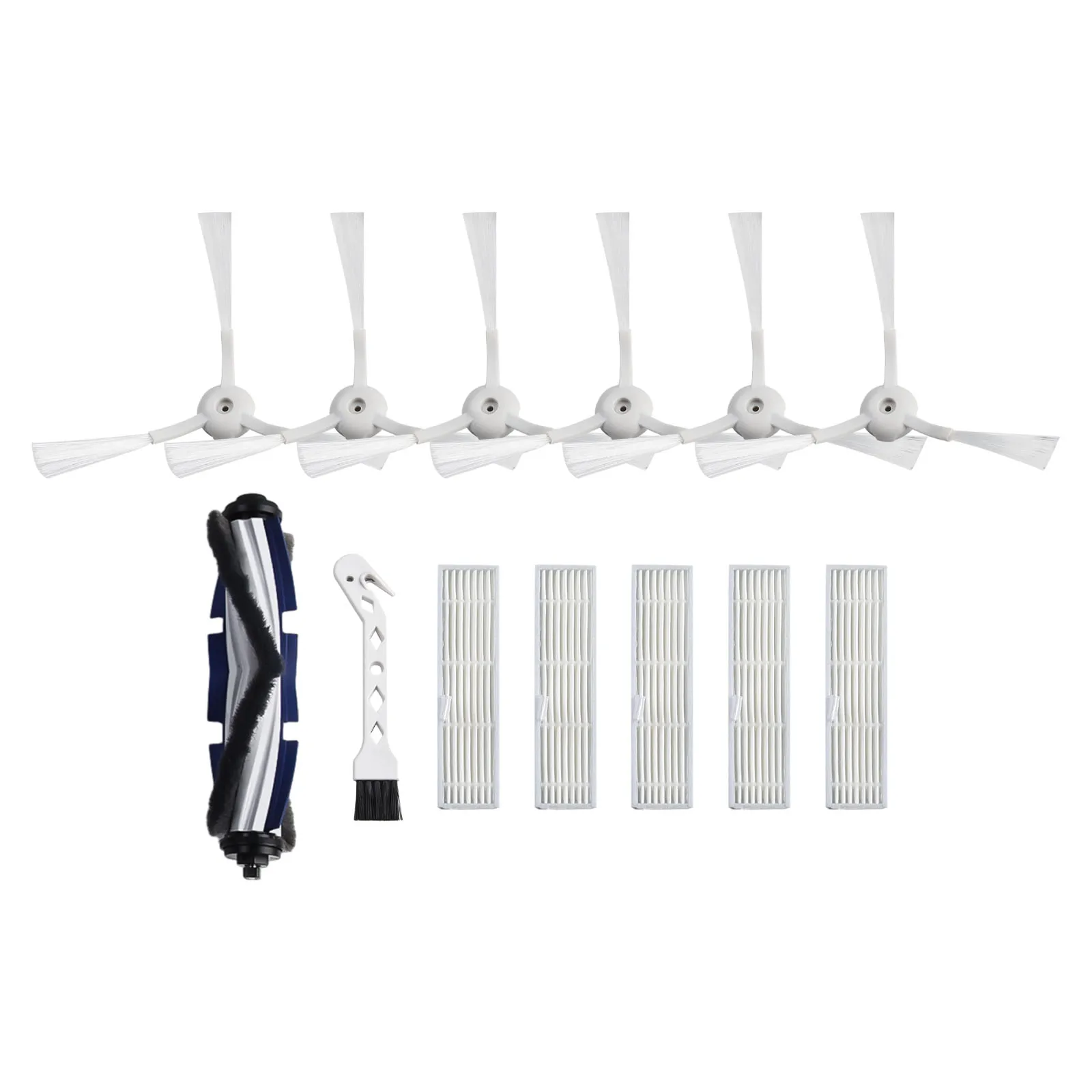 Cleaning Brush Central Brush Household Supplies Replacement White Color 13pcs/set 60 RG7447 For Tefal Explorer Serie