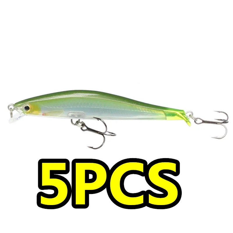 

LURETV RPS09 95F Phantom 5PCS Quick Stop Shallow Water Hover Minolta Bait False Bait Bent Mouth Sea Bass Mock Bait 9,5 см 7,9 г 90